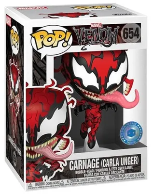 Productafbeelding van Funko Pop! Marvel: Venom - Carnage (Carla Unger) #654, speciale editie, exclusief