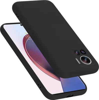 Produktbild von Cadorabo Schutzhülle für Motorola EDGE 30 ULTRA / X30 PRO Hülle in Schwarz Handyhülle Case Cover TPU Etui