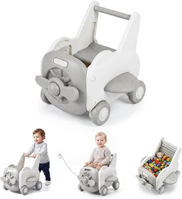 Productafbeelding van Loopwagen voor baby's, loophulp van kunststof, voor 1-3 jaar