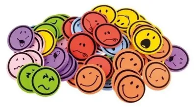 Immagine prodotto di Adesivi in schiuma con sorriso 50 pz