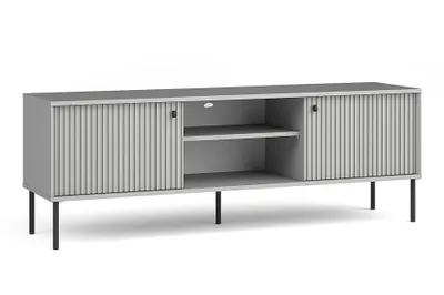 Produktbild von AX LIVING Lowboard TV Irelis 156 cm Grau Schwarz Modern