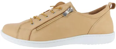 Produktbild von Andrea Conti Damen Sneaker aus Leder mit Reißverschluss und Wechselsohle 0341043, Größe:39 EU, Farbe:Braun
