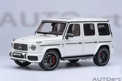 Produktbild von Autoart 76356 - 1/18 Mercedes-AMG G63 2019 (Designo Brilliant White) - Neu