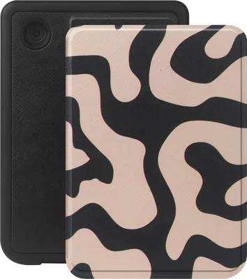Zdjęcie produktu dla Selencia Vivid flip cover dla Kobo Clara Colour / Clara BW - Art Wave Black