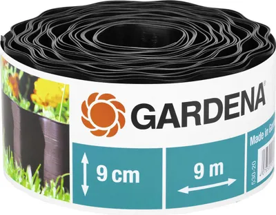 Produktbild von Gardena 530-20, Garten-Einfassungsrolle, Kunststoff, Schwarz, 90 mm, 9000 mm, 1 Stück(e)