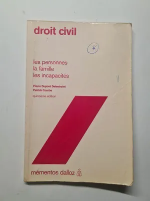 Produktbild von Zivilrecht: Personenrecht, Familienrecht, Rechtsunfähigkeit
