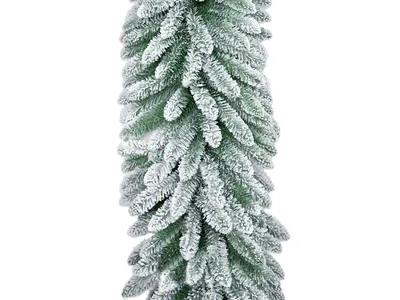 Zdjęcie produktu dla Girlanda świąteczna sztuczna niedekorowana śnieżnobiała DELUXE Viola 270 cm