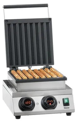 Produktbild von Bartscher MDI Churros 2210, 1 Waffel(n), Rechteckig, Schwarz, Edelstahl, Edelstahl, Edelstahl, 300 °C