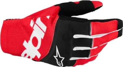 Image de Gants de motocross Alpinestars Techstar, noir/rouge, XL