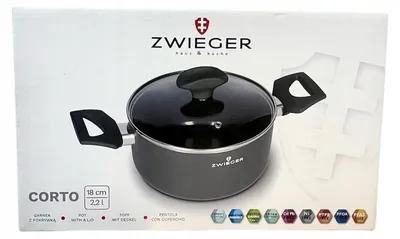 Produktbild von Zwieger Corto Topf 18 cm Keramikbeschichtet Induktion