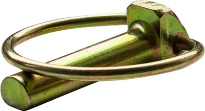 Produktbild von DROMET Sicherheitsstift 9 mm Klappsplint für Agrarbalken, 42 mm Splintbolzen für Traktor, Pflug, Egge und Sämaschine 1 Stk