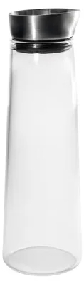Produktbild von Wasserkaraffe PUREA 1 Liter aus Glas mit tropffreiem Ausgießer und Sieb