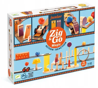 Image de Djeco Zig & Go Junior - Magic - 43 pièces