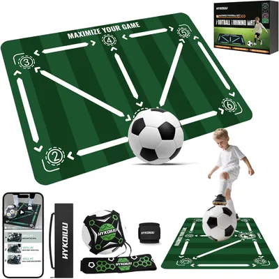 Obrázek produktu pro Tréninková podložka na fotbal, 90 x 60 cm, s protiskluzovou úpravou, určená pro fotbalový trénink
