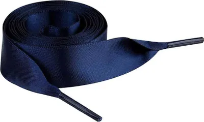 Satin Schnürsenkel - Blau Navy - Länge 140 cm