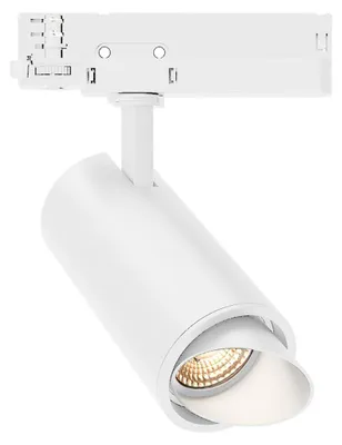 Produktbild von 3-Phasenstromschiene LED-Strahler 30W Fasano Cilindro Bisel Dimmbar DALI Weiss 2700K Warmweiß