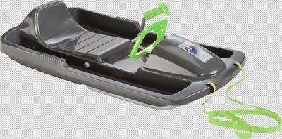Obrázok produktu pre KHW Snow Fox, Ovládateľné sánky, Čierna, Plast, 1 sedadlo/sedadiel, 950 mm, 500 mm