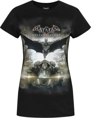 Produktbild von Batman Damen Arkham Knight Batmobile T-Shirt NS4529 (2XL) (Schwarz)