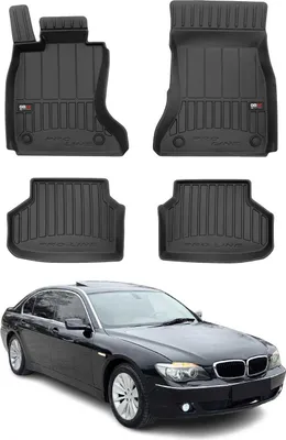 Immagine prodotto di 2008-2015 BMW serie 7 F01 tappetini TPE nero 4 pezzi
