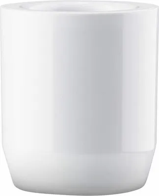Produktbild von Zone Denmark Zahnbürstenbecher Suii, Zahnputzbecher, Kunststoff, White, H 9 cm, 332183