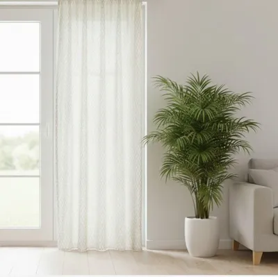 Produktbild von Fertigschal verdeckte Schlaufen creme - Größe (HxB) 245x140cm creme