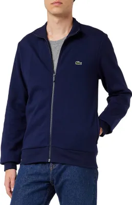 Produktbild von Lacoste Trainingsjacke mit Logo, Blau M