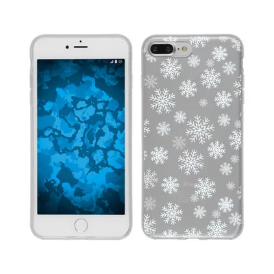 Produktbild von PhoneNatic Case kompatibel mit Apple iPhone 8 Plus Silikon-Hülle X Mas Weihnachten M2
