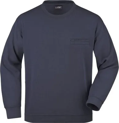 Produktbild von Klassisches Sweatshirt mit Brusttasche navy, Gr. M