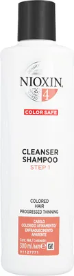 Imagen del producto de Champú limpiador Nioxin System 4, fórmula protectora del color, 300 ml