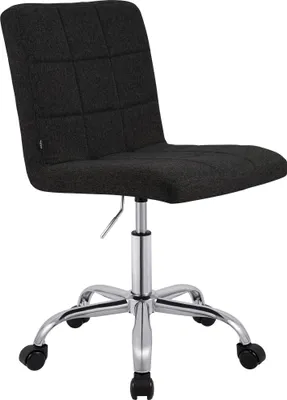 Produktbild von CLP Arbeitshocker Darfield höhenverstellbar und 360° drehbar bis 150 kg belastbar dunkelgrau Material Stoff