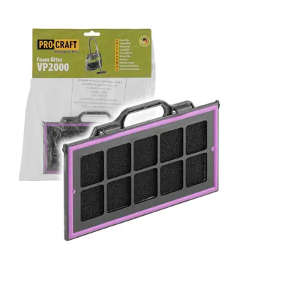 Immagine prodotto di Filtro a schiuma per aspirapolvere industriale Procraft VP2000