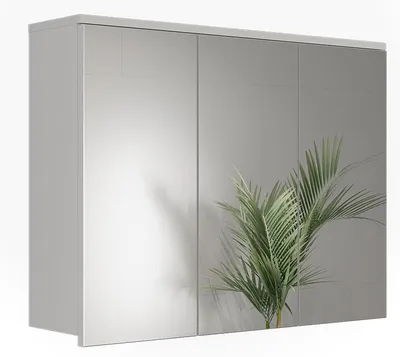 Productafbeelding van Badkamerspiegelkast Vicco Ruben, wit/ambachtelijk eikenhout, 80,2 x 62 cm, model 62908