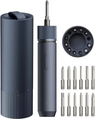 Produktbild von HOTO QWLSD001 cordless precision screwdriver + bit set (blue)
