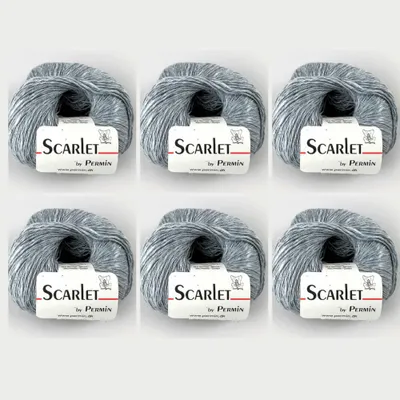 Obrázok produktu pre 6x Scarlet od spoločnosti Permin – Ekologická letná priadza (ln, bavlna a ECOVERO™) (02 svetlomodrá)