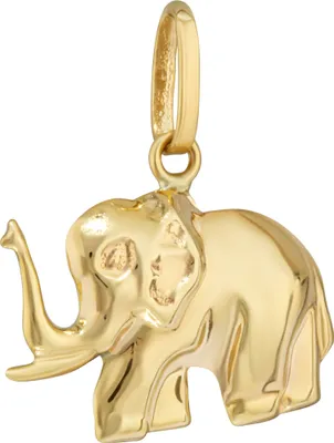 Produktbild von NKlaus Kettenanhänger Elefant 333 Gelb gold 8 Karat 16x12mm Talisman Amulett Anhänger 14368