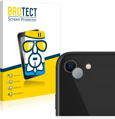 Produktbild von BROTECT Schutzglas für Apple iPhone SE 2 / SE 3 (NUR Kamera) Schutzfolie Panzer Folie Glas Display Schutz klar