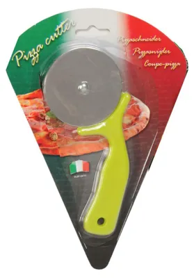 Pizzasnijder 16 cm grün mit Kunststoffgriff