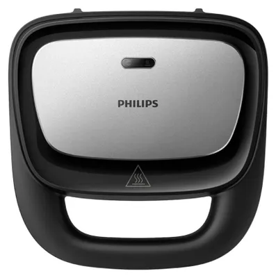 Produktbild von Philips Waffel- und Sandwichmaker 5000-Serie, 750 W, Schwarz (HD2350/80)