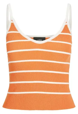 Productafbeelding van JJXX Jxesther, strakke, korte top met strepen, gebreid
