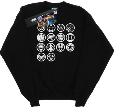 Produktbild von Marvel - "Avengers Infinity War Assemble" Sweatshirt für Herren BI10185 (M) (Schwarz)