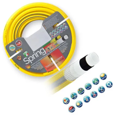 Obrázok produktu pre Zavlažovacia hadica na polievanie, 6-vrstvová, odolná proti skrúteniu, Spring ATS, ø 12,5 mm (1/2") x 15 m – 5/8" x 25 m