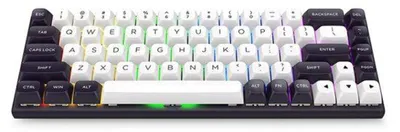 Produktbild von Gaming-Tastatur Redragon Irelia, RGB, Magnet-Switches, Weiß/Schwarz