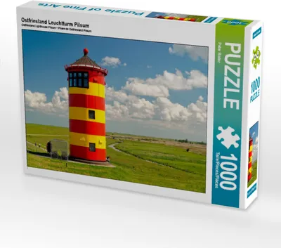 Produktbild von CALVENDO Puzzle Ostfriesland Leuchtturm Pilsum | 1000 Teile Lege-Größe 64x48cm Foto-Puzzle für glückliche Stunden