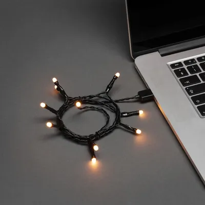Produktbild von Konstsmide Weihnachtsbeleuchtung  LED Lichterkette 35 bernsteinfarbene Dioden