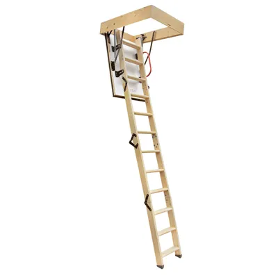 Produktbild von 4Step Bodentreppe Gedämmt EXTRA Dachbodentreppe 100x60 cm 46mm 0,86W/m2K