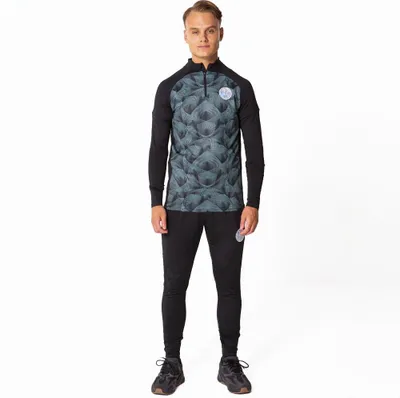 Produktbild von Champions League trainingsanzug Erwachsene - Schwarz - Größe Medium (M) - Offizieles product - Weste und Hose für Fussball Training