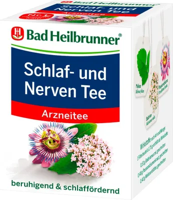 Produktbild von Bad Heilbrunner - Schlaf- & Nerven-Tee - 8er 14 g
