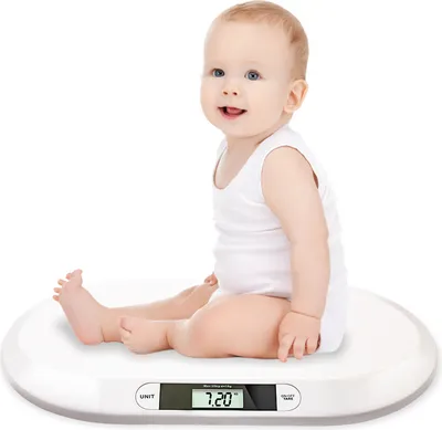 Obrázok produktu pre Yakimz detská váha digitálna LED displej Digitálna detská váha do 20 kg biela Tieto miery sú vhodné pre novorodencov, psy, mačky a malé zvieratá