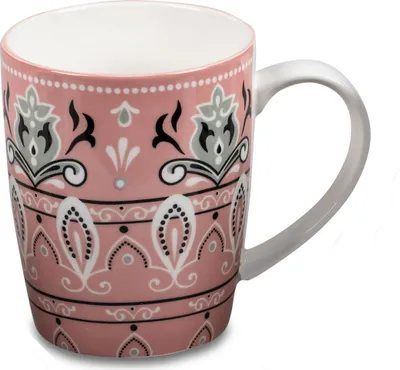 Produktbild von Kaffeebecher Porzellan Becher 300 ml Henkelbecher Tasse Kaffeetasse Teebecher