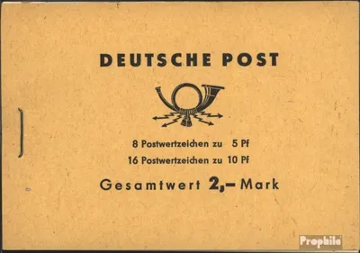 Produktbild von Briefmarken DDR 1962 Mi MH4c (kompl.Ausg.) postfrisch Ulbricht
